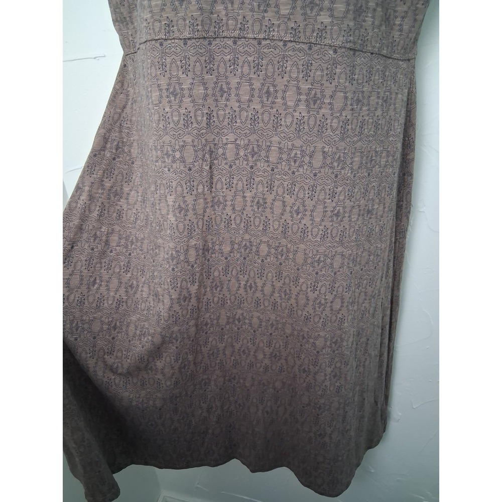 Toad & Co Rosemarie Dress XL Eco Friendly Sustainable Organic Cotton Aztec Print - Picture 7 of 9